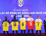 SLNA ra mắt nhà đồng tài trợ, đặt mục tiêu vào top 3 V-League 2022
