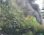 Cháy lớn công trình trên đường Nguyễn Trung Trực, quận 1