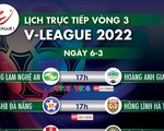 Lịch trực tiếp vòng 3 V-League 2022: HAGL gặp SLNA, CLB TP.HCM đối đầu Bình Dương