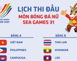 Lịch thi đấu bóng đá nữ SEA Games 31: Việt Nam gặp Philippines ở lượt 2 vòng bảng