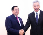 Thủ tướng Phạm Minh Chính gặp Thủ tướng Singapore Lý Hiển Long