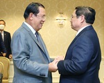 Thủ tướng Phạm Minh Chính gặp Thủ tướng Hun Sen bên lề Cấp cao ASEAN - Mỹ