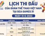 Lịch thi đấu ngày 13-5 của đoàn Việt Nam tại SEA Games 31: Đấu kiếm và thể dục dụng cụ vào trận