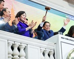 Thủ tướng Phạm Minh Chính rung chuông kết thúc phiên giao dịch tại Sàn chứng khoán New York