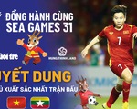 Tuyết Dung xuất sắc nhất trận nữ Việt Nam thắng Myanmar