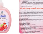 Đình chỉ lưu hành, thu hồi sản phẩm sữa rửa tay sạch khuẩn Dr.Clean hương dâu