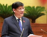 Bộ trưởng Bộ Y tế Nguyễn Thanh Long trình Quốc hội dự án Luật khám bệnh, chữa bệnh sửa đổi