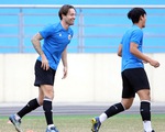 Xem đối thủ của U23 Việt Nam luyện tập trước ngày đụng độ