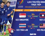 Lịch trực tiếp SEA Games 31: U23 Thái Lan - U23 Malaysia