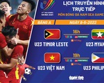 Lịch trực tiếp SEA Games 31: U23 Việt Nam - Philippines