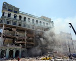 Nổ lớn tại khách sạn cổ ở thủ đô Cuba, ít nhất 18 người chết