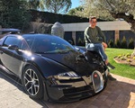 Siêu xe Bugatti Veyron Vitesse 2,1 triệu USD của Ronaldo đâm vào tường