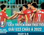 Lịch trực tiếp U23 châu Á 2022: U23 Việt Nam - Hàn Quốc, Thái Lan - Malaysia