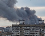 Hàng loạt vụ nổ lớn rung chuyển thủ đô Kiev