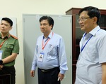 Thứ trưởng Nguyễn Hữu Độ kiểm tra công tác tổ chức kỳ thi tốt nghiệp THPT tại Hà Nội