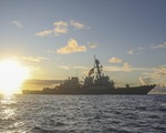 Tàu chiến Mỹ đi qua Hoàng Sa, Trường Sa, đang quá cảnh ở... eo biển Đài Loan