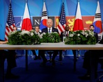 Triều Tiên chỉ trích thỏa thuận tăng cường quân sự ba bên Mỹ -Nhật - Hàn