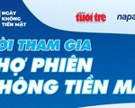 Cơn mưa quà tặng tại Chợ phiên không tiền mặt dành cho công nhân