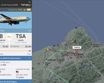 Chuyến bay SPAR19 được cho là có bà Pelosi đã đến Đài Loan lúc 21h44 tối 2-8