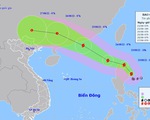 Bão Maon giật cấp 12 đang hướng vào Biển Đông