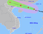 Tâm bão số 3 đang ở khu vực phía bắc Biển Đông, từ chiều mai Bắc Bộ mưa to