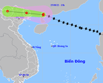 Bão số 3 đã đi vào Quảng Đông, Trung Quốc, cảnh báo miền Bắc mưa to đến rất to