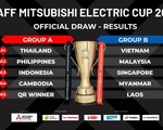 Bốc thăm AFF Cup 2022: Việt Nam nằm ở bảng B cùng với Malaysia, Singapore và Lào