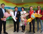 Đoàn thể thao người khuyết tật Việt Nam về nước sau kỳ tích tại ASEAN Para Games 11