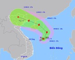 Áp thấp nhiệt đới mạnh lên thành bão trong ngày 9-8, hướng ra biển nhưng sau đó vòng vào vịnh Bắc Bộ