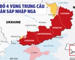 Bốn khu vực ở Ukraine thành tâm điểm chiến tranh