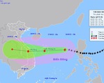 Trưa nay 26-9, bão số 4 tăng cường độ trở lại và dự báo tiếp tục mạnh thêm