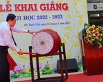 Phó chủ tịch thường trực Quốc hội Trần Thanh Mẫn dự khai giảng năm học mới tại Kiên Giang