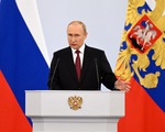 Ông Putin chủ trì lễ sáp nhập 4 vùng Ukraine, hứa hết sức bảo vệ lãnh thổ