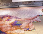 Tái tạo bức tranh của Michelangelo với 250.000 khối rubik