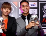 Thủ môn Kiều Trinh nhận giải 'Cầu thủ nữ xuất sắc nhất Đông Nam Á 2012'