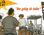Không chỉ loạn xạ còi xe, còn khạc nhổ, giành đường
