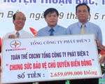 Tổng công ty Phát điện 2 'chung sức' hơn 2,6 tỉ đồng