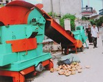 ​Nông dân chế tạo máy xử lý rác thải