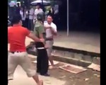 Tạm đình chỉ công an rút dao đánh nhau với tài xế