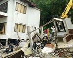 Nhiều người mắc kẹt trong khách sạn sập tại Thái Lan