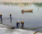 ​Dùng chế phẩm đặc biệt xử lý ô nhiễm hàng trăm hồ tại Hà Nội