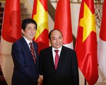 Ảnh lễ đón Thủ tướng Nhật Shinzo Abe tại Hà Nội