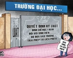ĐH Luật TP.HCM chỉ cảnh cáo SV đưa giáo trình photo vào trường