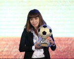 ​Thanh Trung và Kiều Trinh giành Quả bóng Vàng VN 2017