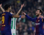 ​Bùng nổ trong hiệp hai, Barca đè bẹp Real Betis