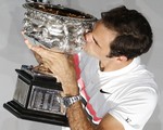 ​Federer lần thứ 6 vô địch Giải Úc mở rộng