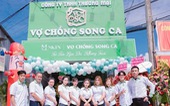 Huỳnh Thọ Hùng - Kim Cương khai trương công ty 'Vợ chồng song ca' tại trụ sở mới
