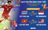 Lịch trực tiếp bán kết bóng đá nam SEA Games 31: U23 Việt Nam - U23 Malaysia