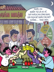 Cảnh sát giao thông ra quân, dân nhậu tính sao?