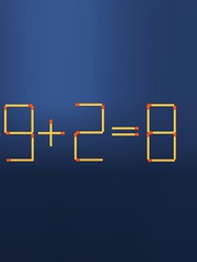 Thử tài IQ: Di chuyển một que diêm để 3-9+2=8 thành phép tính đúng